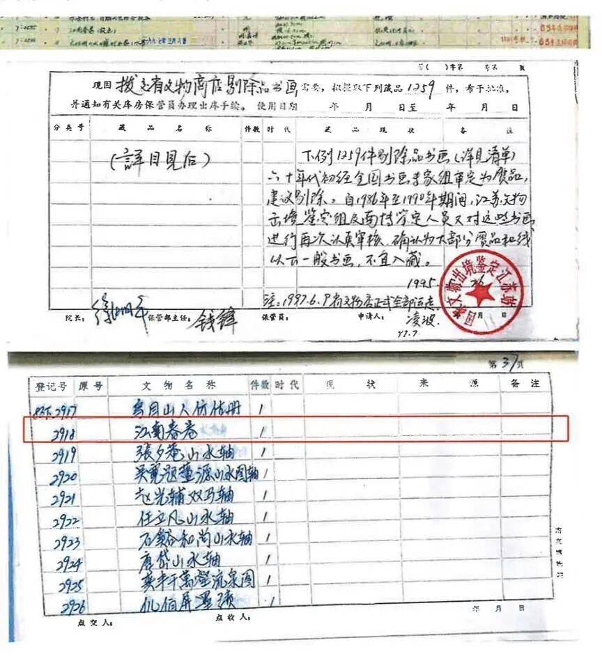 正版皇冠信用网_马未都谈南京博物院事件：文物商店早期交易需实名正版皇冠信用网，《江南春》发票购买者填写为“顾客”，存在嫌疑