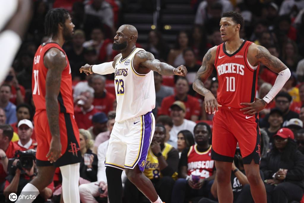 世界杯足球平台代理_阿门23+7申京19+6 詹姆斯10+9艾顿19+10火箭胜湖人1-3